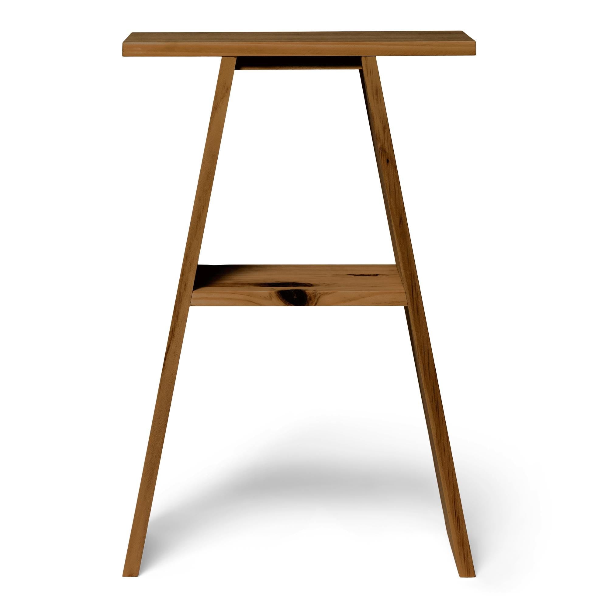 ENA Mesita de noche de madera maciza. Acabado "D A R K".