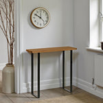 ARAKAWA Consola - Recibidor de madera maciza. Acabado 