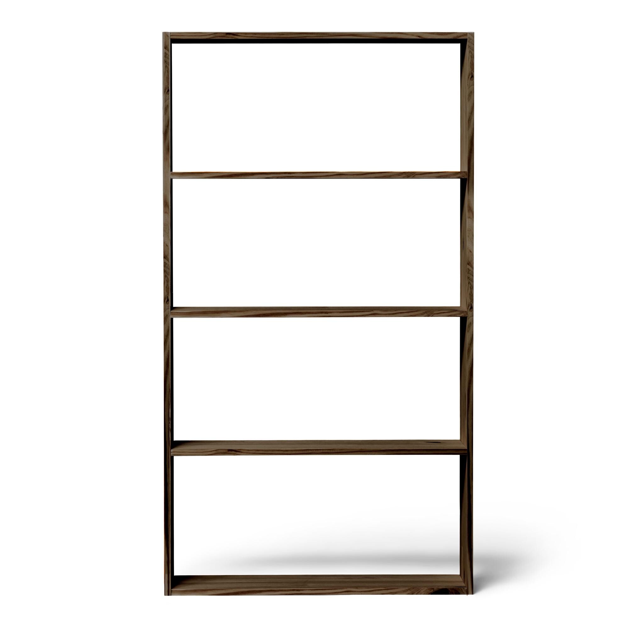 TSURUGI Estantería - Librería. Altura 145 cm. Acabado "R A W  G R A Y"