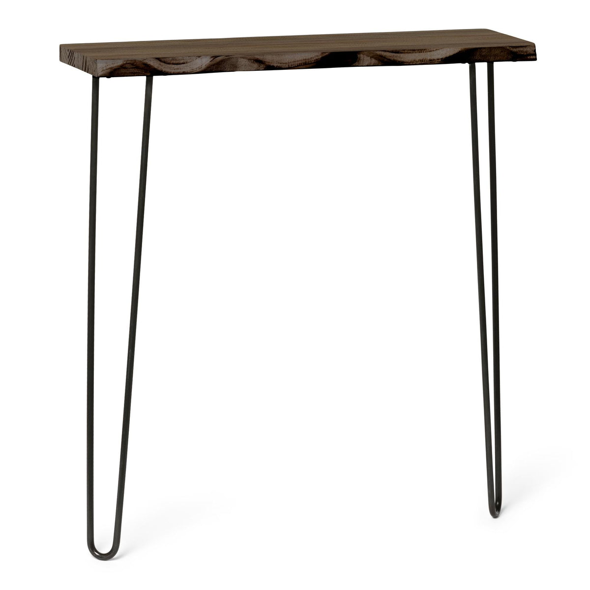 UTSUGI Consola - Recibidor de madera maciza con borde vivo. Acabado 