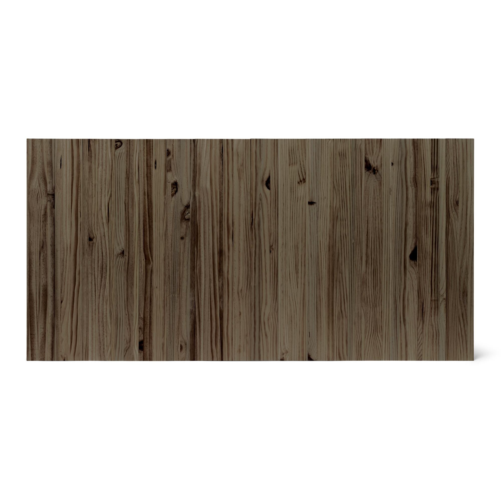 YARI Cabecero de madera maciza. Acabado "R A W  G R A Y".