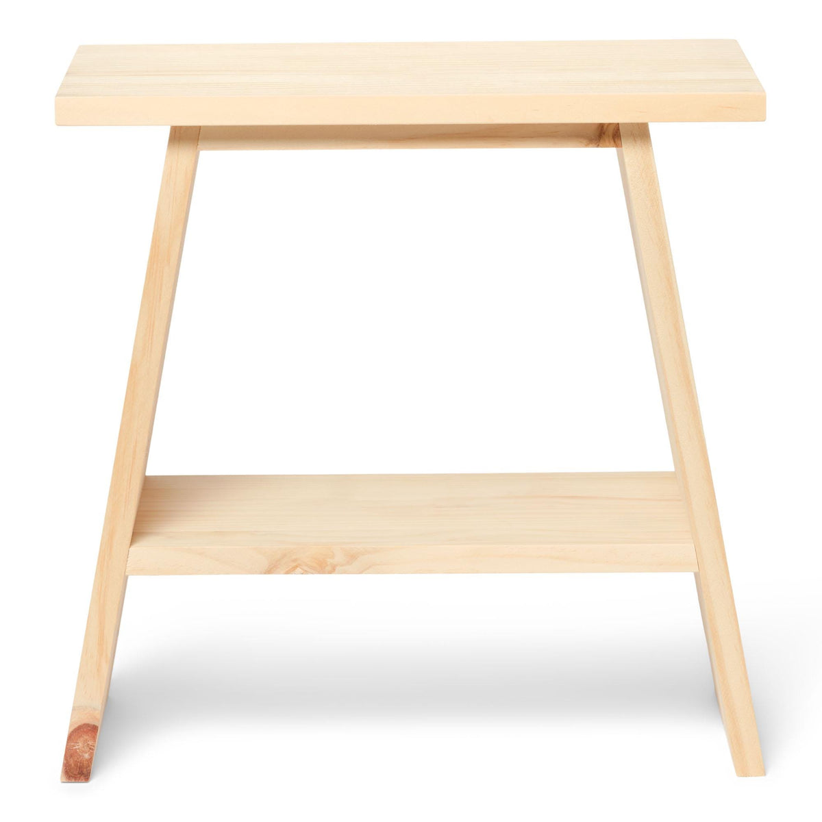 OOBAMI Solid wood bedside table. "NATURAL" finish.