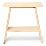 OOBAMI Table de nuit en bois massif. Acabado 