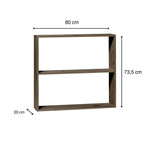 TSURUGI Estantería - Librería. Altura 73,5 cm. Acabado 