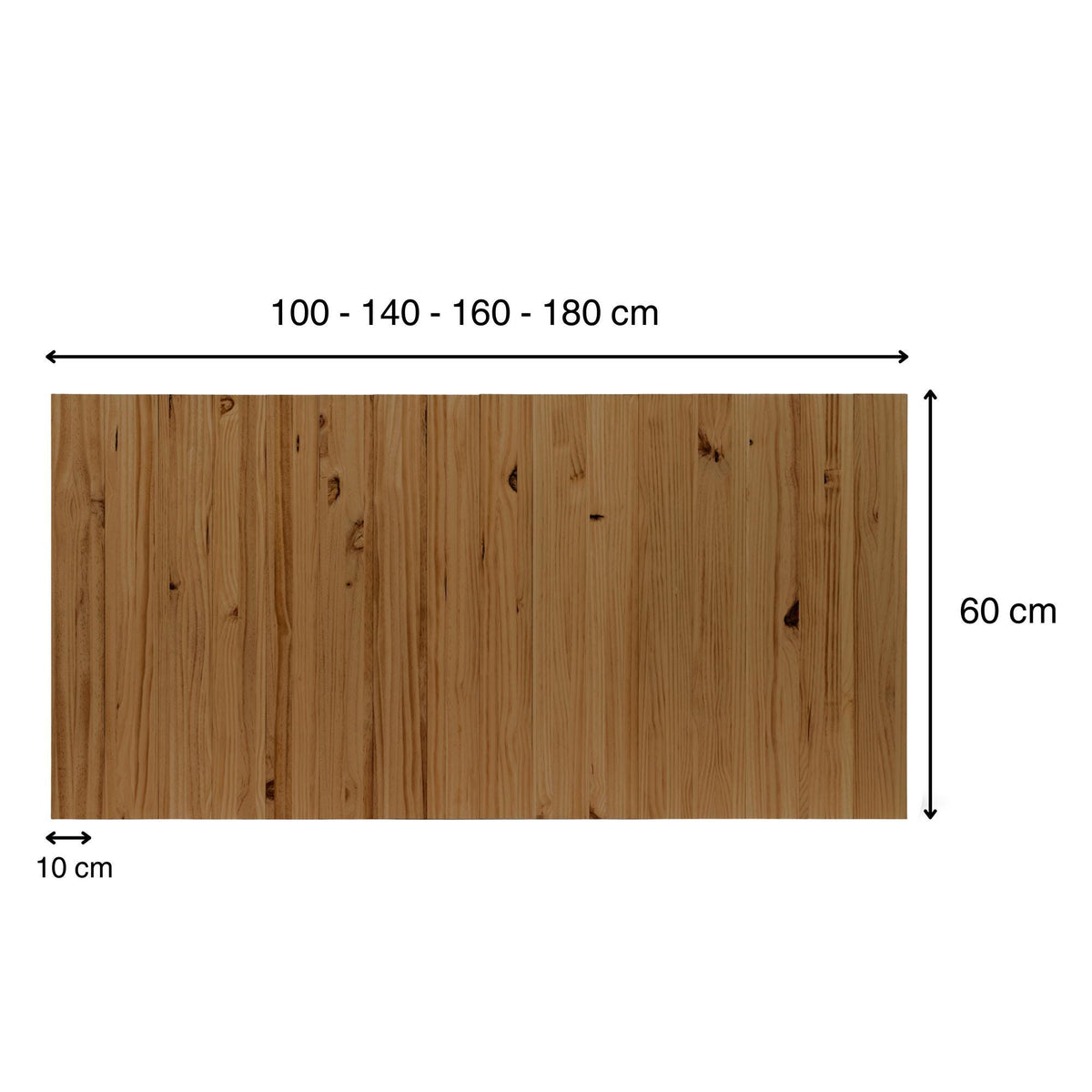 YARI Solid wood headboard. "D A R K" finish.