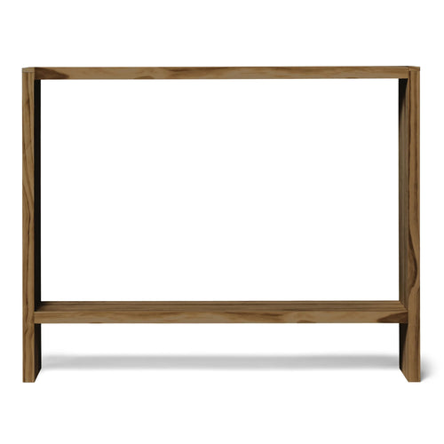 Consola AGANO acabado DARK vista frontal madera maciza