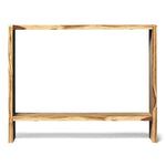 Consola AGANO vista lateral diseño madera maciza
