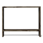 Consola AGANO acabado RAW GRAY vista frontal madera maciza