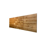 CUBIC Cabecero de madera maciza.