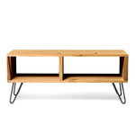 HIRA Mueble para TV de madera maciza. Acabado 