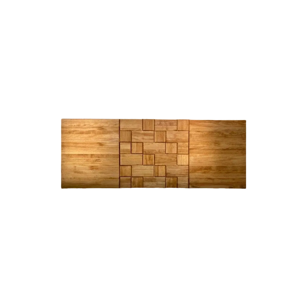 CUBIC Solid wood headboard.