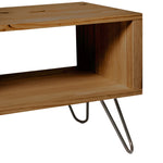 HIRA Mueble para TV de madera maciza. Acabado 