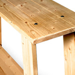 NASU Consola - Recibidor de madera maciza. Acabado 