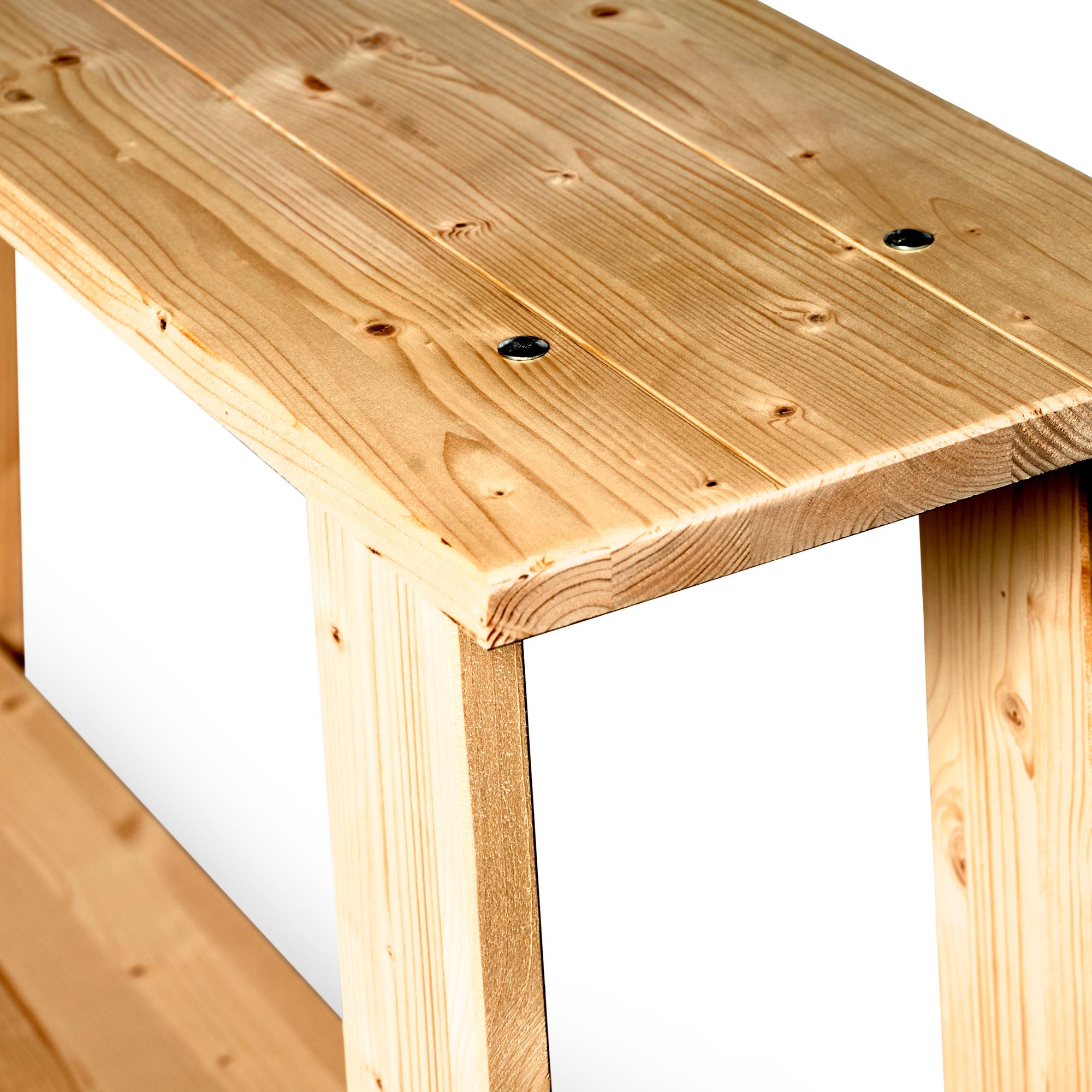 NASU Consola - Recibidor de madera maciza. Acabado "O A K".