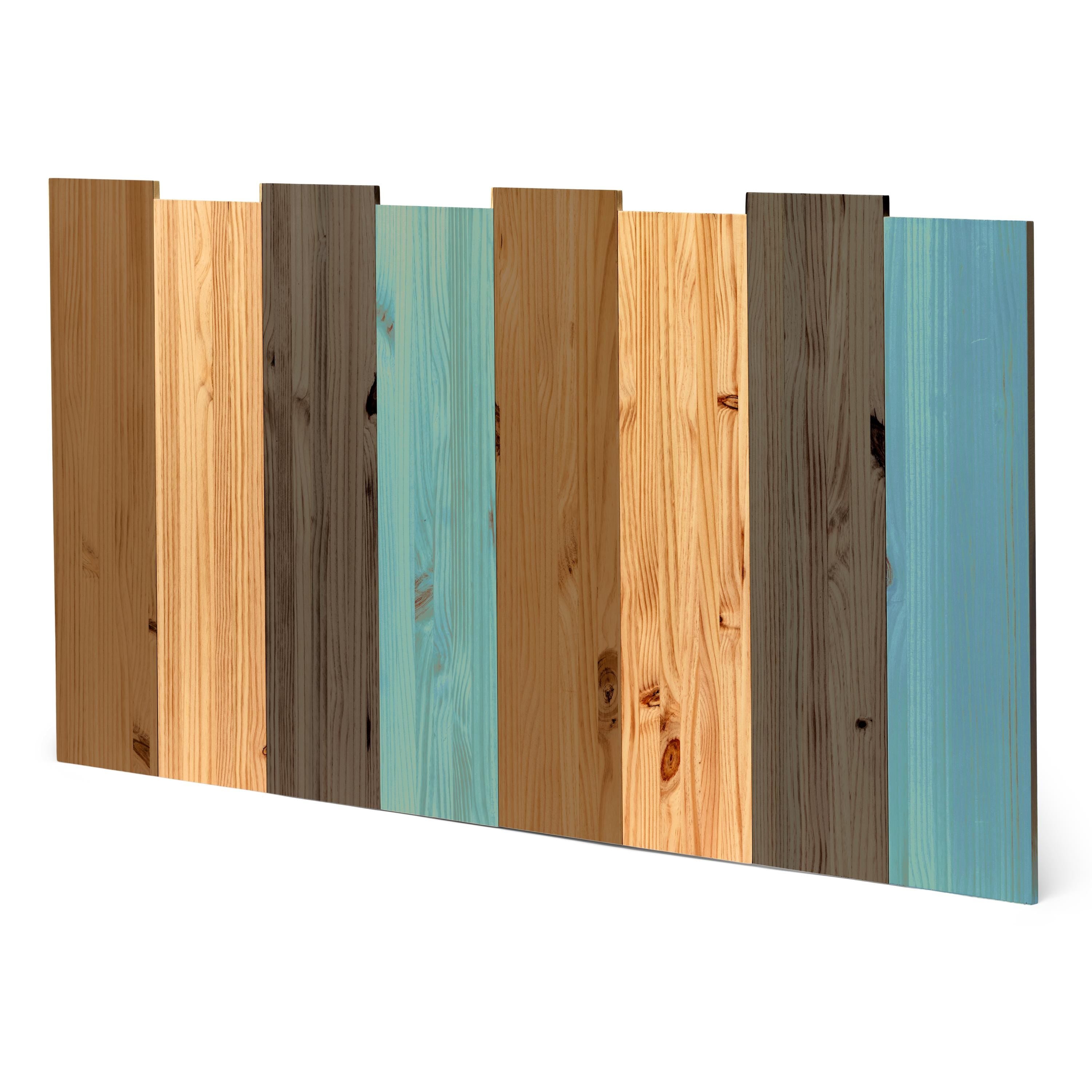 HAKU Cabecero de madera maciza. Acabado "C O L O R S".