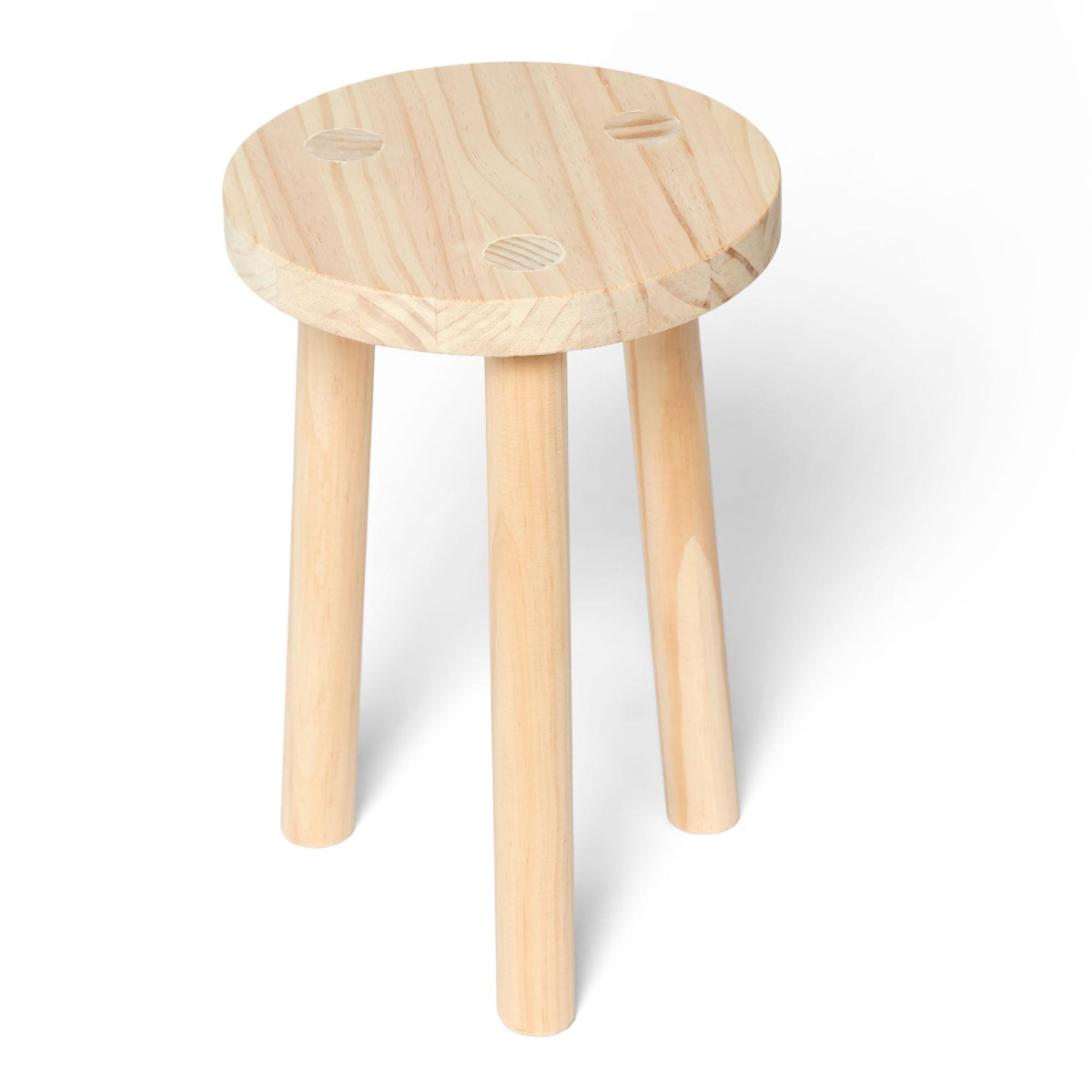 KARASAWA Stool - Solid wood bedside table. "NATURAL" finish.