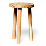 KARASAWA Taburete - Mesita de noche de madera maciza. Acabado 