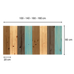 KITA Cabecero de madera maciza. Acabado 