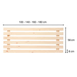 AINO Cabecero de madera maciza. Acabado 
