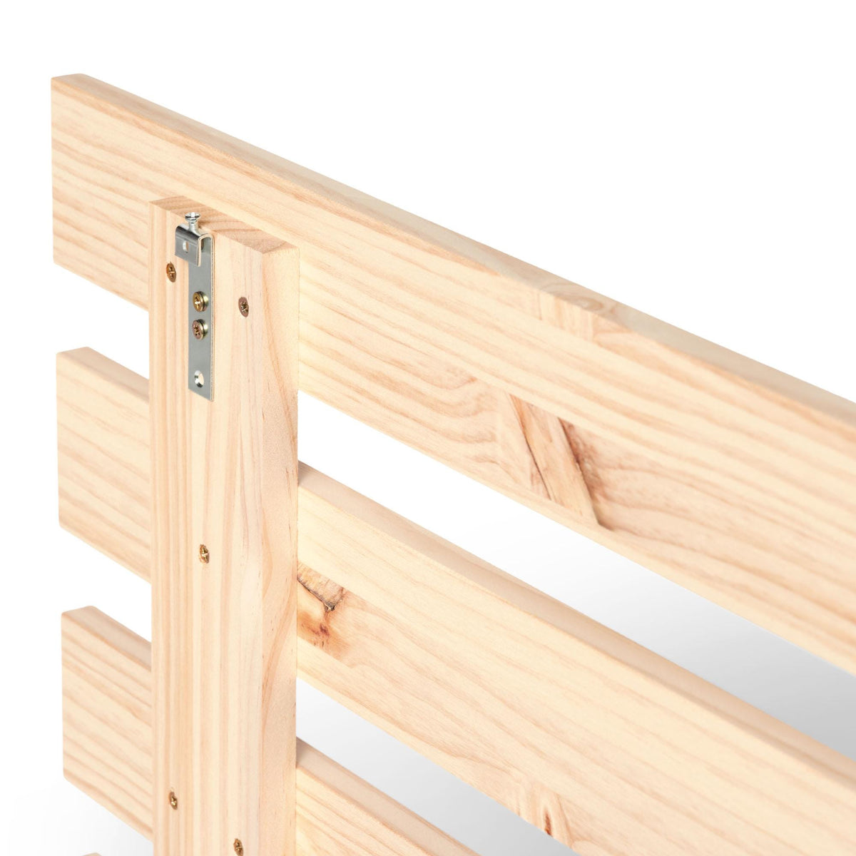 AINO Solid wood bed headboard. "N A T U R A L" finish.