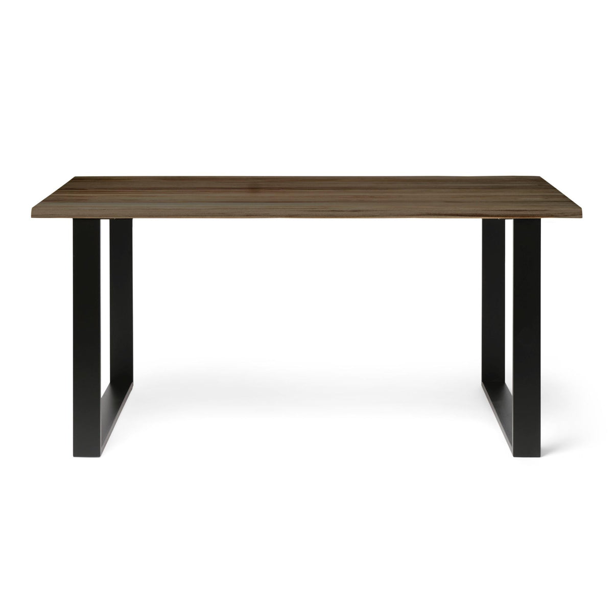 GASSAN Solid wood dining table with sharp edges. "RAWGRAY" finish.