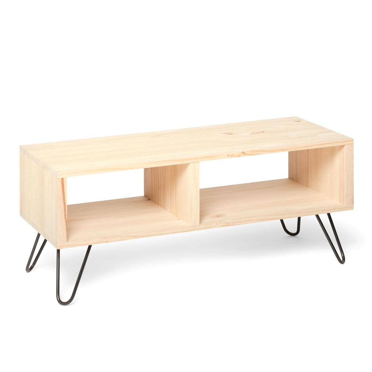 HIRA Solid wood TV stand. "NATURAL" finish.