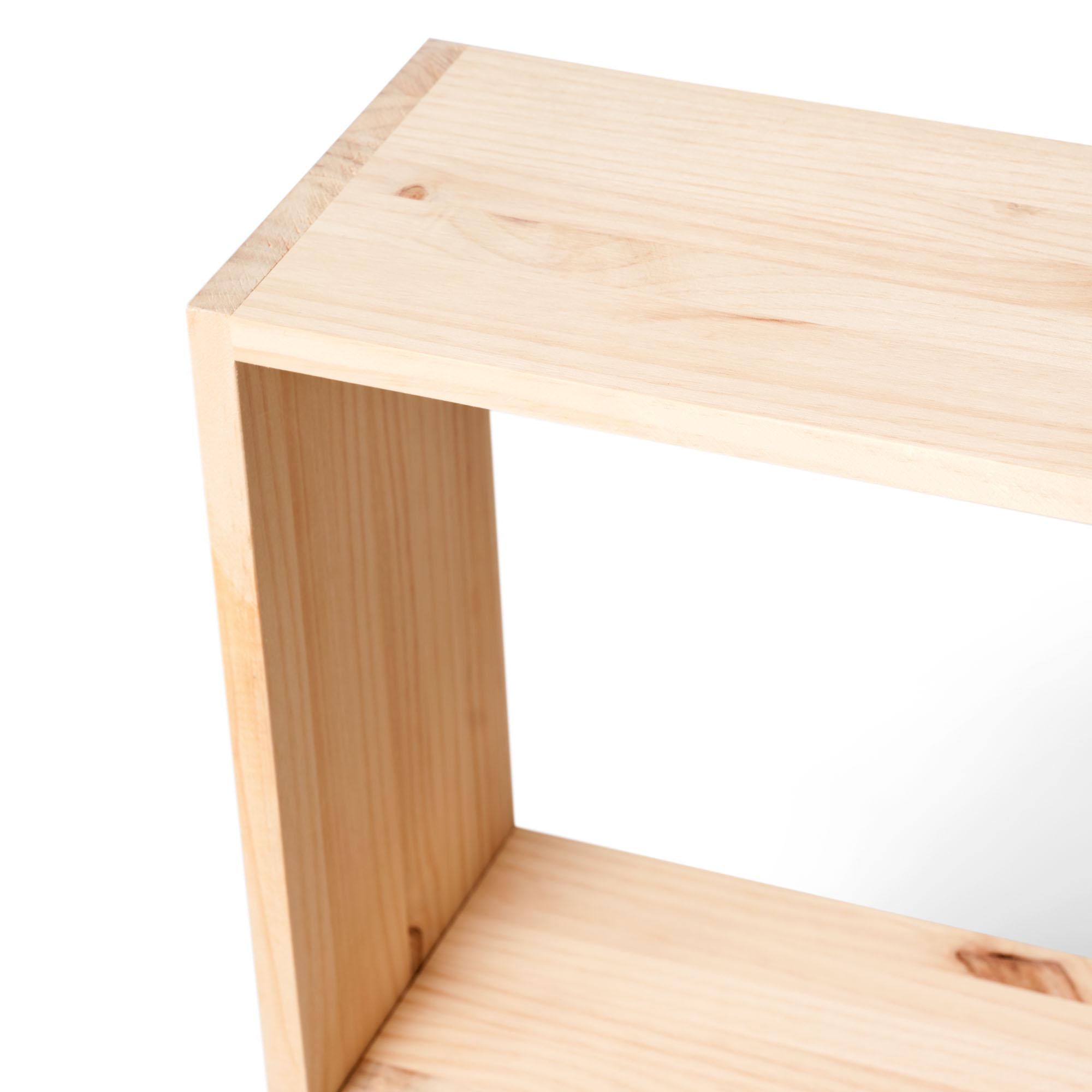 TSURUGI Estantería - Librería. Altura 73,5 cm. Acabado "N A T U R A L"