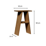ENA Solid wood bedside table. 