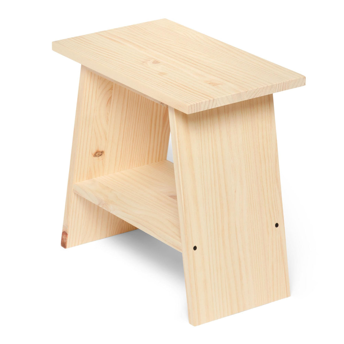 OOBAMI Solid wood bedside table. "NATURAL" finish.