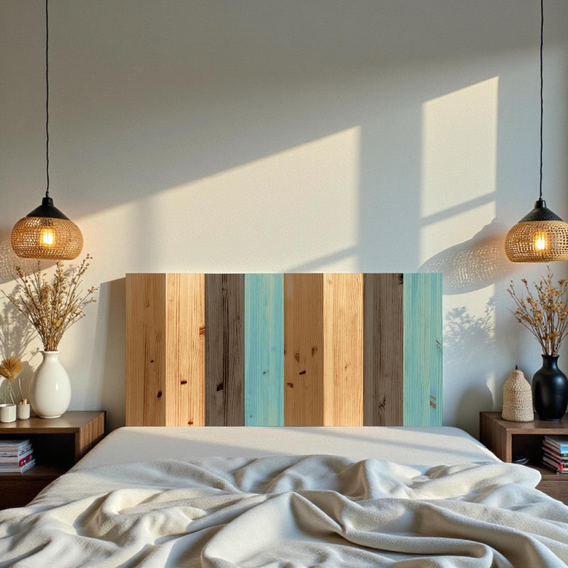 KITA Cabecero de madera maciza. Acabado 