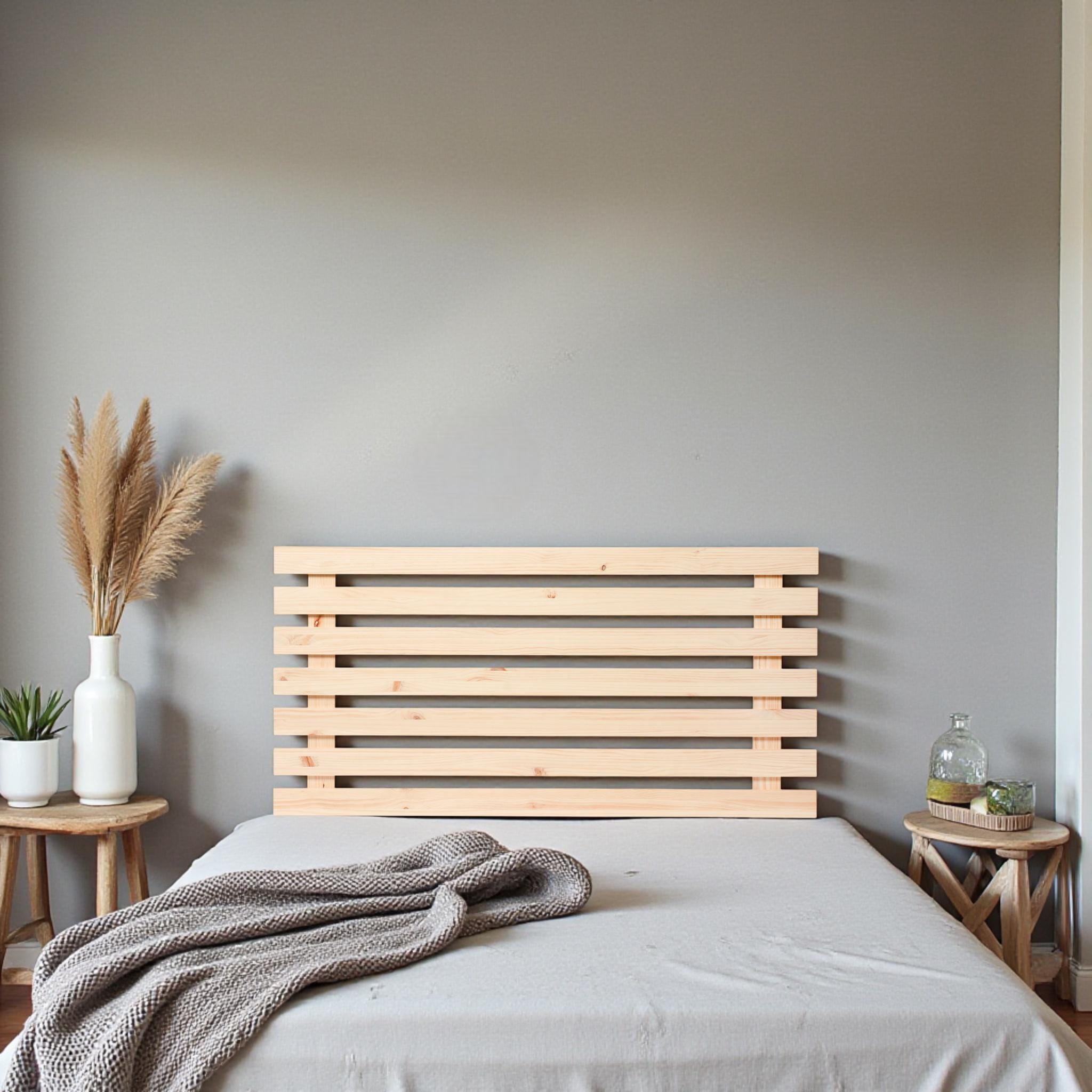 AINO Cabecero de madera maciza. Acabado "N A T U R A L".