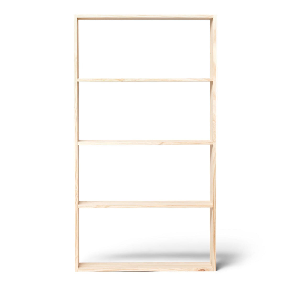 TSURUGI Bookshelf - Bookcase. Height 145 cm. "NATURAL" finish