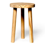 KARASAWA Taburete - Mesita de noche de madera maciza. Acabado 