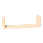 ISHIKARI Estante de madera maciza. Acabado 