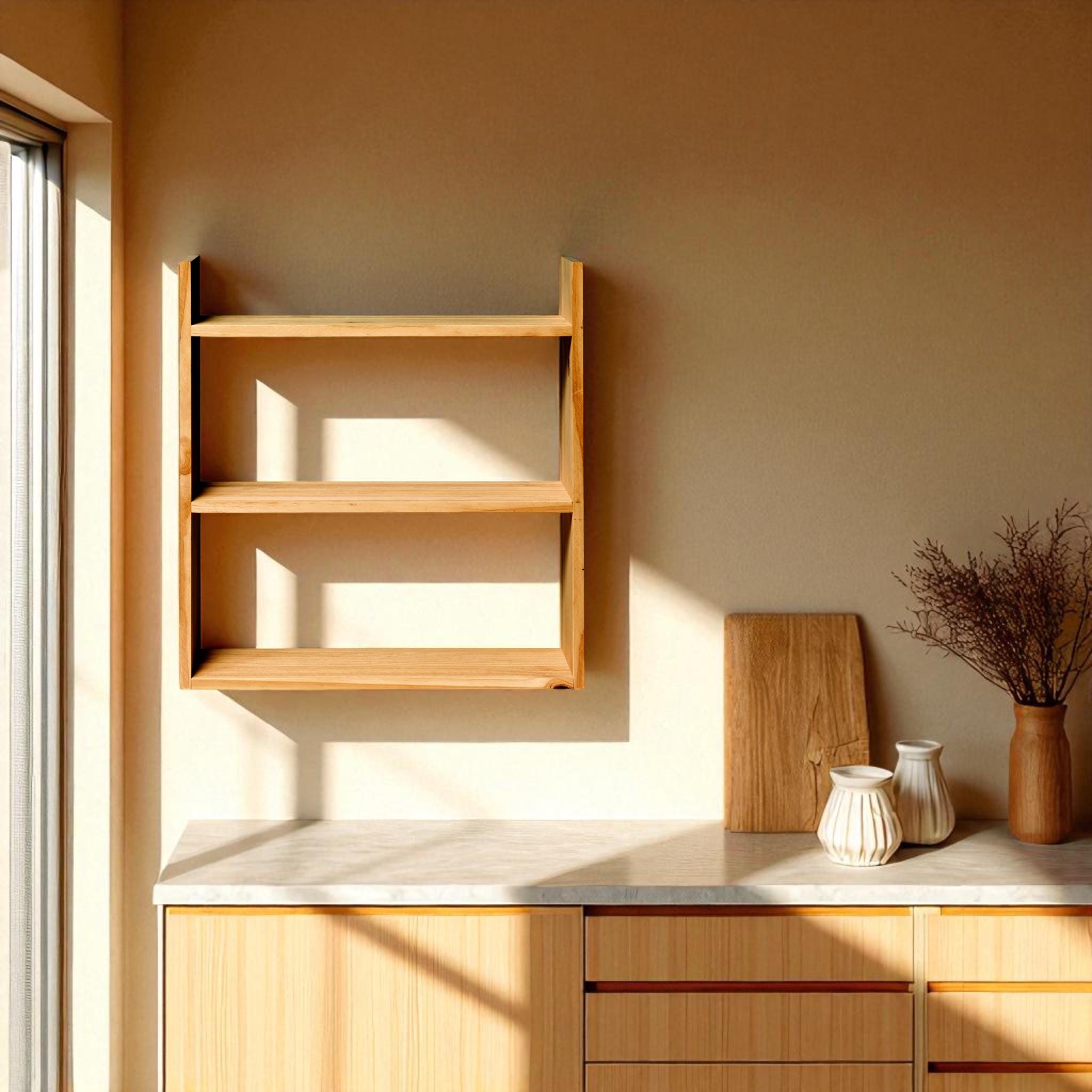 KUJU Estantería de cocina - Librería. Acabado "O A K".