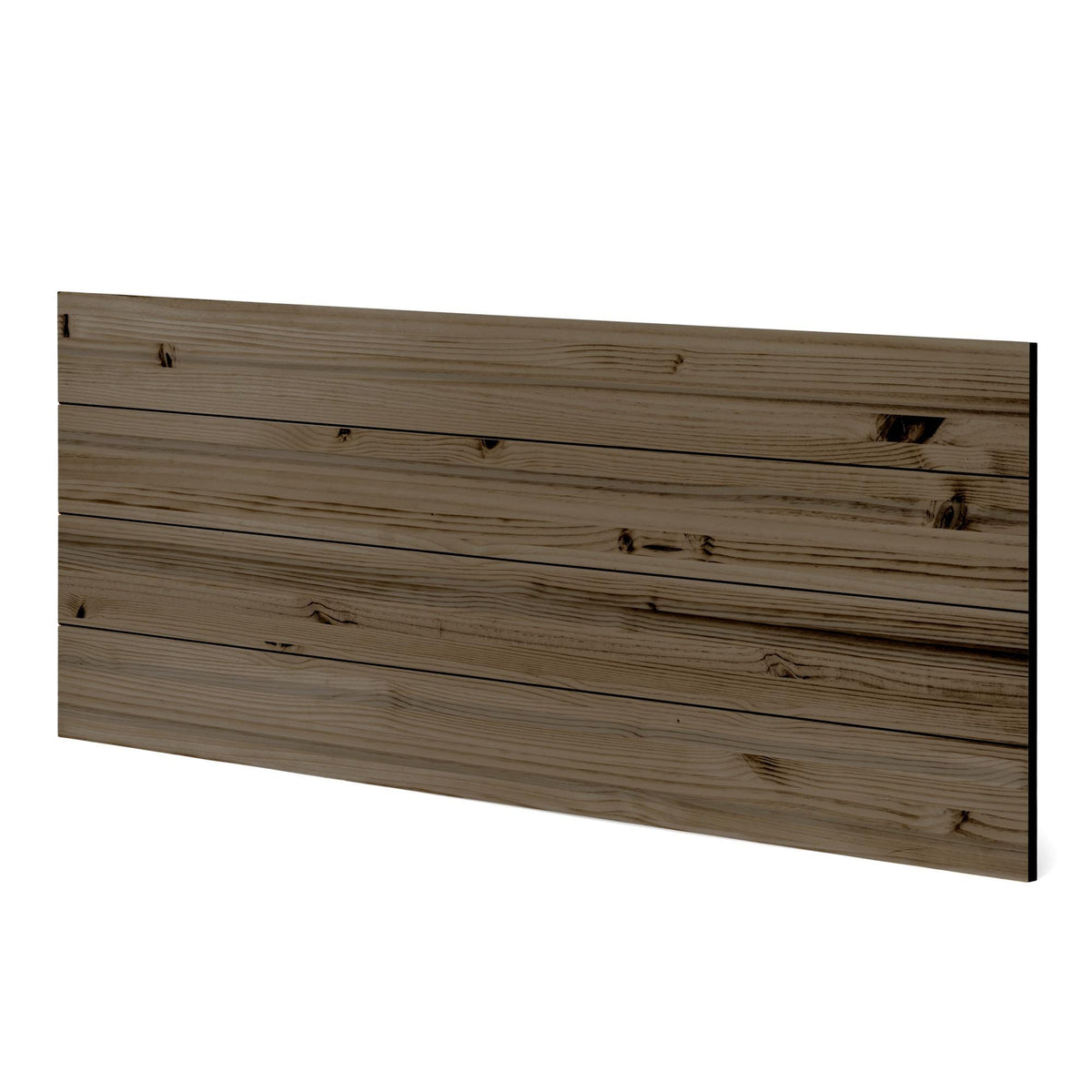HIYORI Solid Wood Headboard. "RAW GRAY" finish.