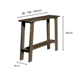 NASU Consola - Recibidor de madera maciza. Acabado 