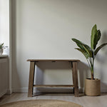 NASU Consola - Recibidor de madera maciza. Acabado 