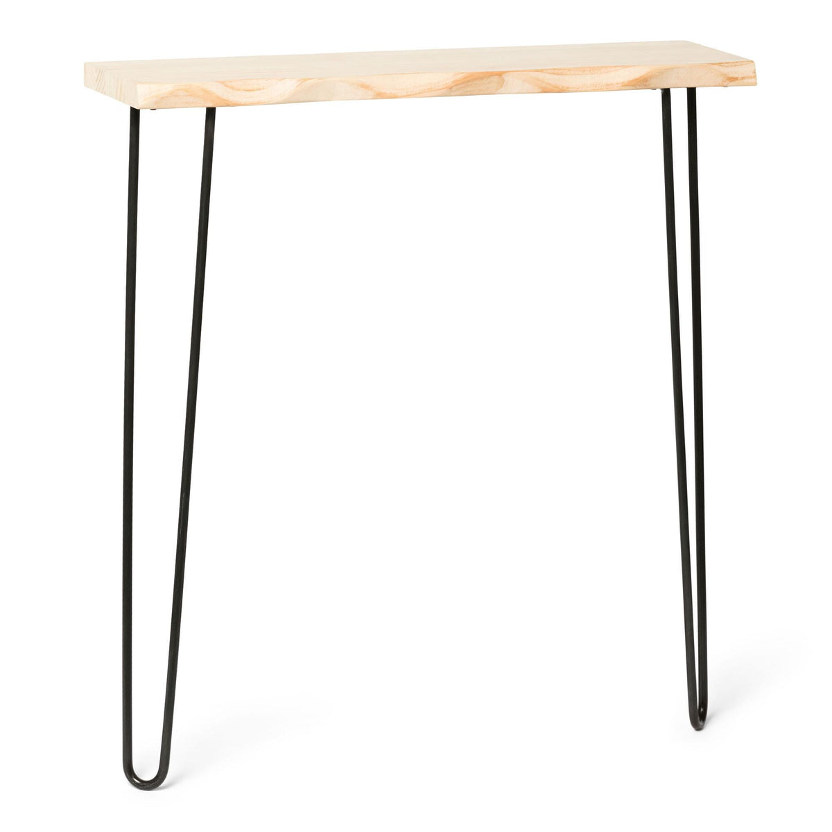 UTSUGI Consola - Recibidor de madera maciza con borde vivo. Acabado 