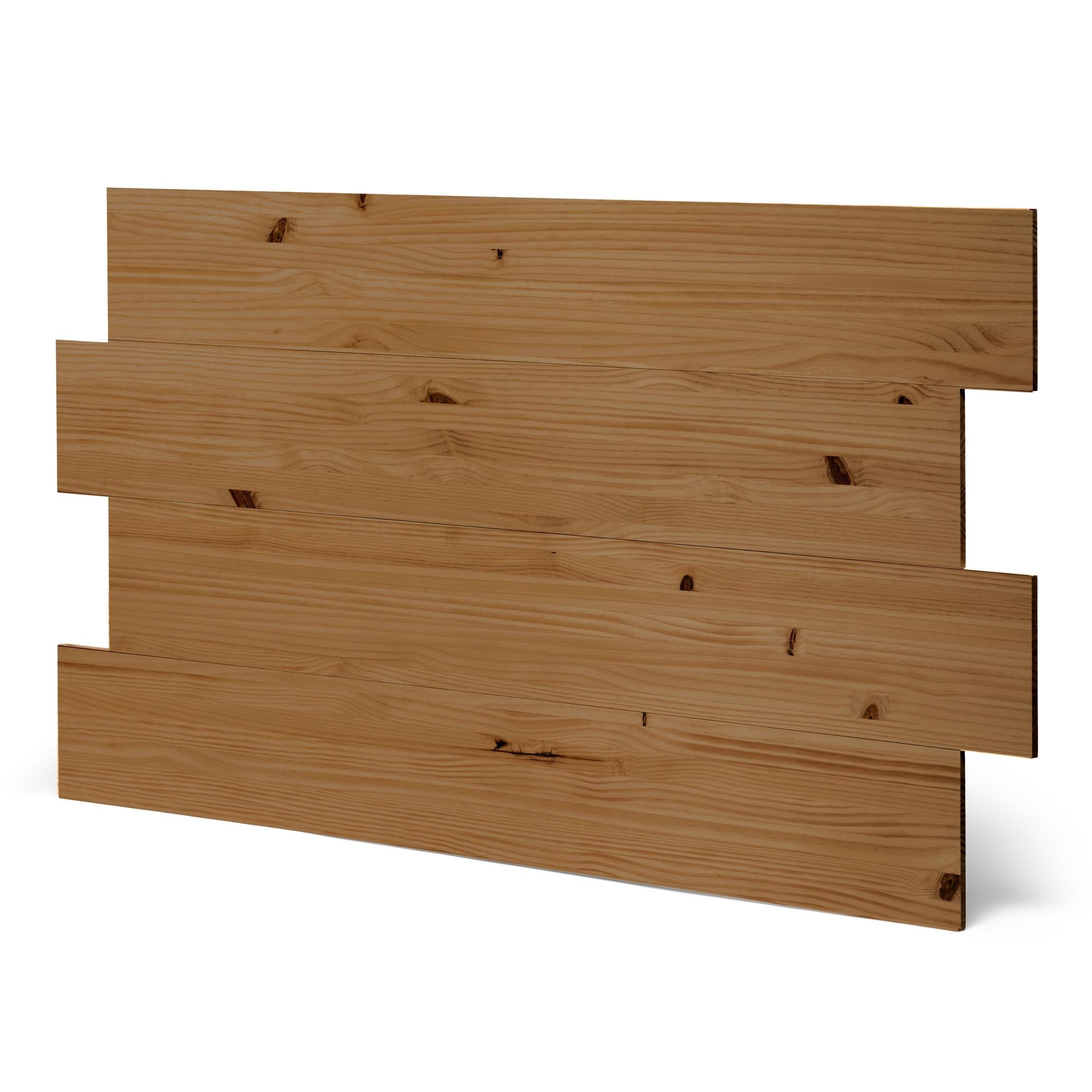 HIGASHI Cabecero de madera maciza. Acabado "D A R K".