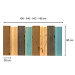 HAKU Cabecero de madera maciza. Acabado 