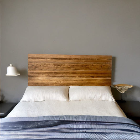 Cabecero de madera | Altura 60 | Acabado "Dark" | Hiyori - Hecho a mano con madera maciza - Perfecto para dormitorio