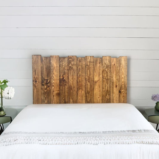 Cabecero | Altura 60 cm | Acabado "OSCURO" | Haku. Hecho a mano con madera maciza - Perfecto para el dormitorio