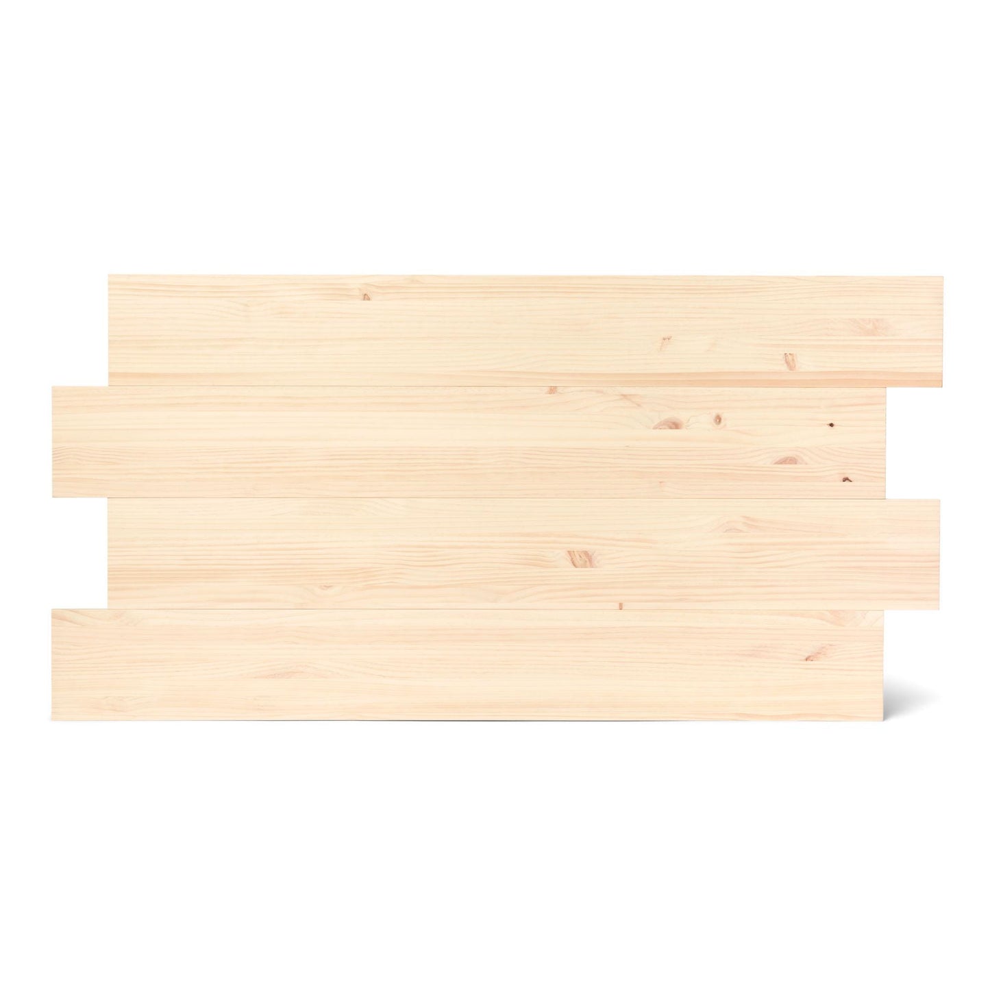 Cabecero | Altura 60 cm | Acabado "NATURAL" | Higashi - Hecho a mano con madera maciza - Perfecto para el dormitorio