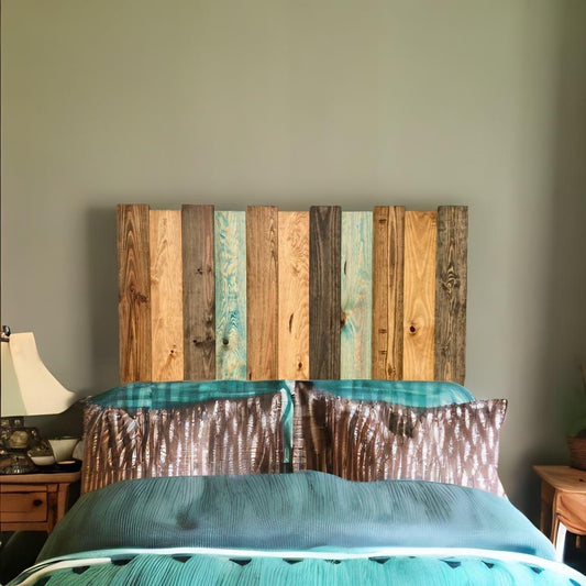 Cabecero | Altura 60 cm | Acabado "COLORS" | Haku. Hecho a mano con madera maciza - Perfecto para el dormitorio