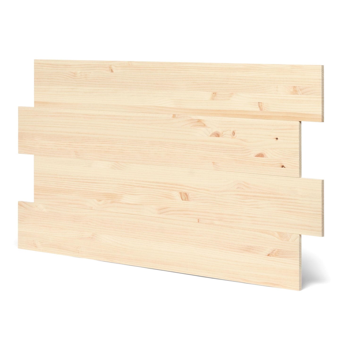 Cabecero | Altura 60 cm | Acabado "NATURAL" | Higashi - Hecho a mano con madera maciza - Perfecto para el dormitorio