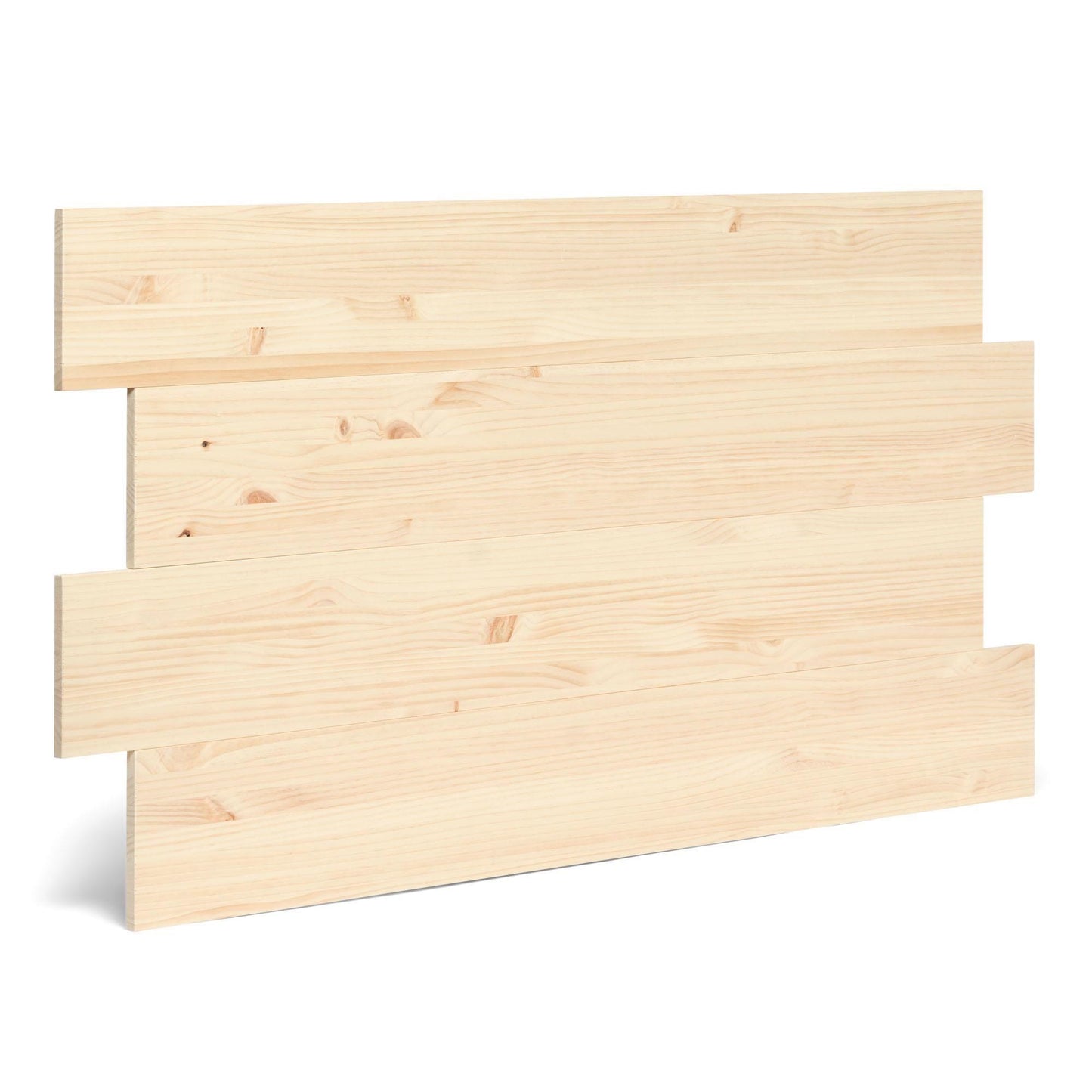 Cabecero | Altura 60 cm | Acabado "NATURAL" | Higashi - Hecho a mano con madera maciza - Perfecto para el dormitorio
