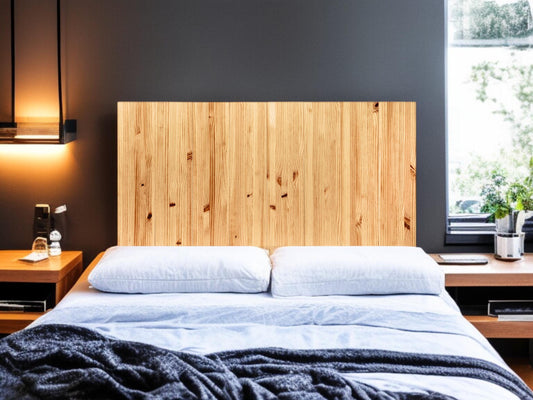 Cabecero | Altura 60 cm | Acabado "ROBLE" | Kita. Hecho a mano con madera maciza - Perfecto para el dormitorio.