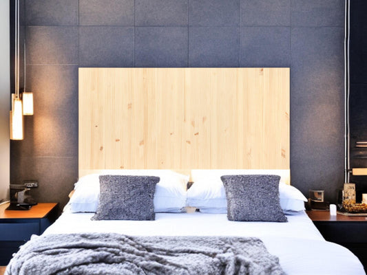 Cabecero | Altura 60 cm | Acabado "NATURAL" | Kita. Hecho a mano con madera maciza - Perfecto para el dormitorio.