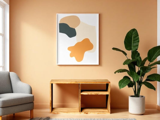 Librero | Estantería | Estantería | Mueble para TV | Acabado "ROBLE" | Teshio. Hecho a mano - Perfecto para sala, comedor, recibidor y oficina.